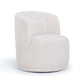 Massa Textured Performance Fabric Swivel Accent Chair - Beige