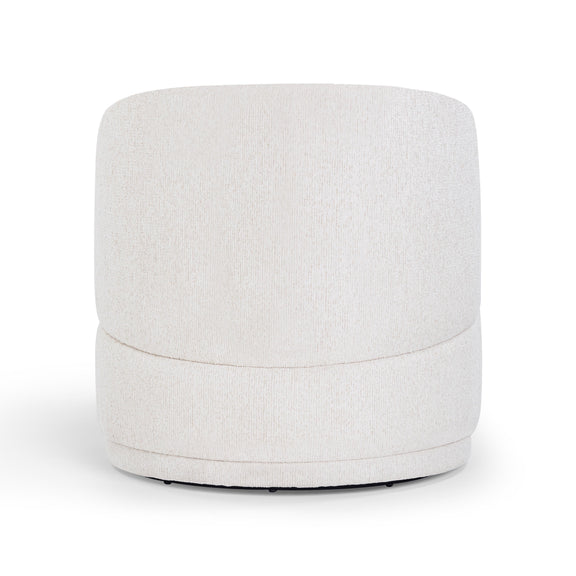 Massa Textured Performance Fabric Swivel Accent Chair - Beige