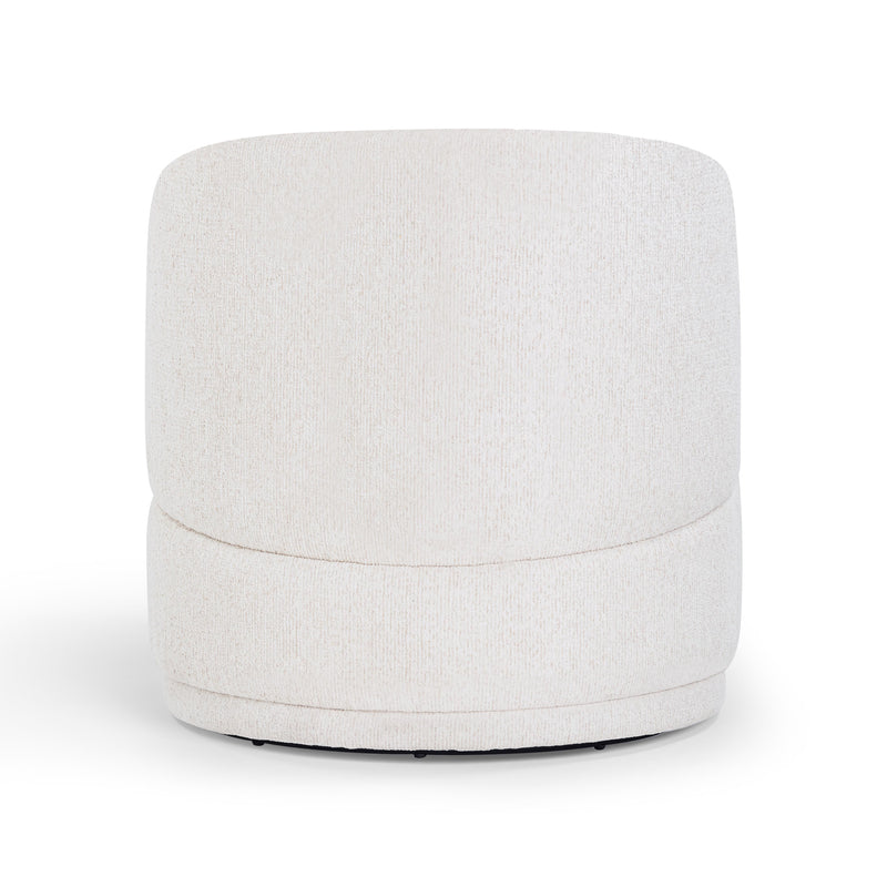 Massa Textured Performance Fabric Swivel Accent Chair - Beige