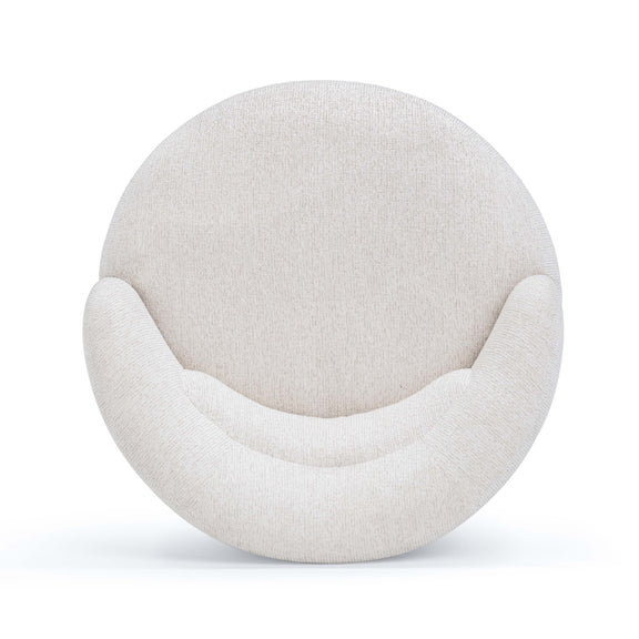 Massa Textured Performance Fabric Swivel Accent Chair - Beige
