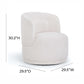 Massa Textured Performance Fabric Swivel Accent Chair - Beige