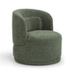 Massa Textured Performance Fabric Swivel Accent Chair - Green