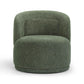 Massa Textured Performance Fabric Swivel Accent Chair - Green