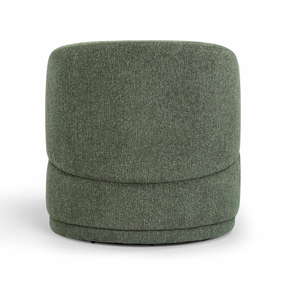 Massa Textured Performance Fabric Swivel Accent Chair - Green
