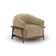 Piedmont Upcycled Contract-Grade Chenille Accent Chair - Taupe
