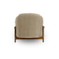 Piedmont Upcycled Contract-Grade Chenille Accent Chair - Taupe