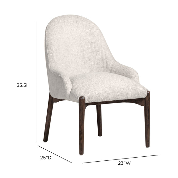 Glendale Performance Chenille Dining Chair - Beige