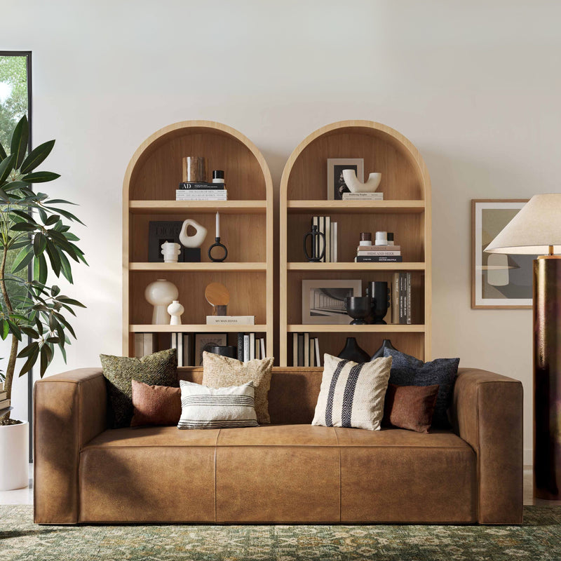 Aurora 90" Sofa - Brown