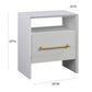 Libre White Nightstand