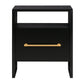 Libre Black Nightstand