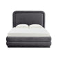 Briella Dark Grey Velvet Bed in Full