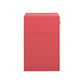 Suzie Coral Pink & Rattan Nightstand