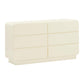 Sagura Cream 6-Drawer Dresser