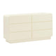 Sagura Cream 6-Drawer Dresser