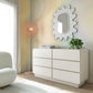 Sagura Cream 6-Drawer Dresser