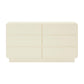 Sagura Cream 6-Drawer Dresser