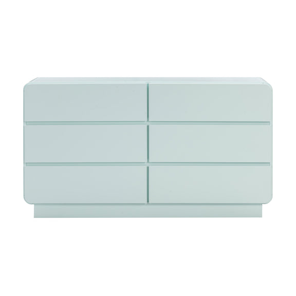 Sagura Blue 6-Drawer Dresser