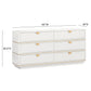 Julieta Cream 6 Drawer Dresser