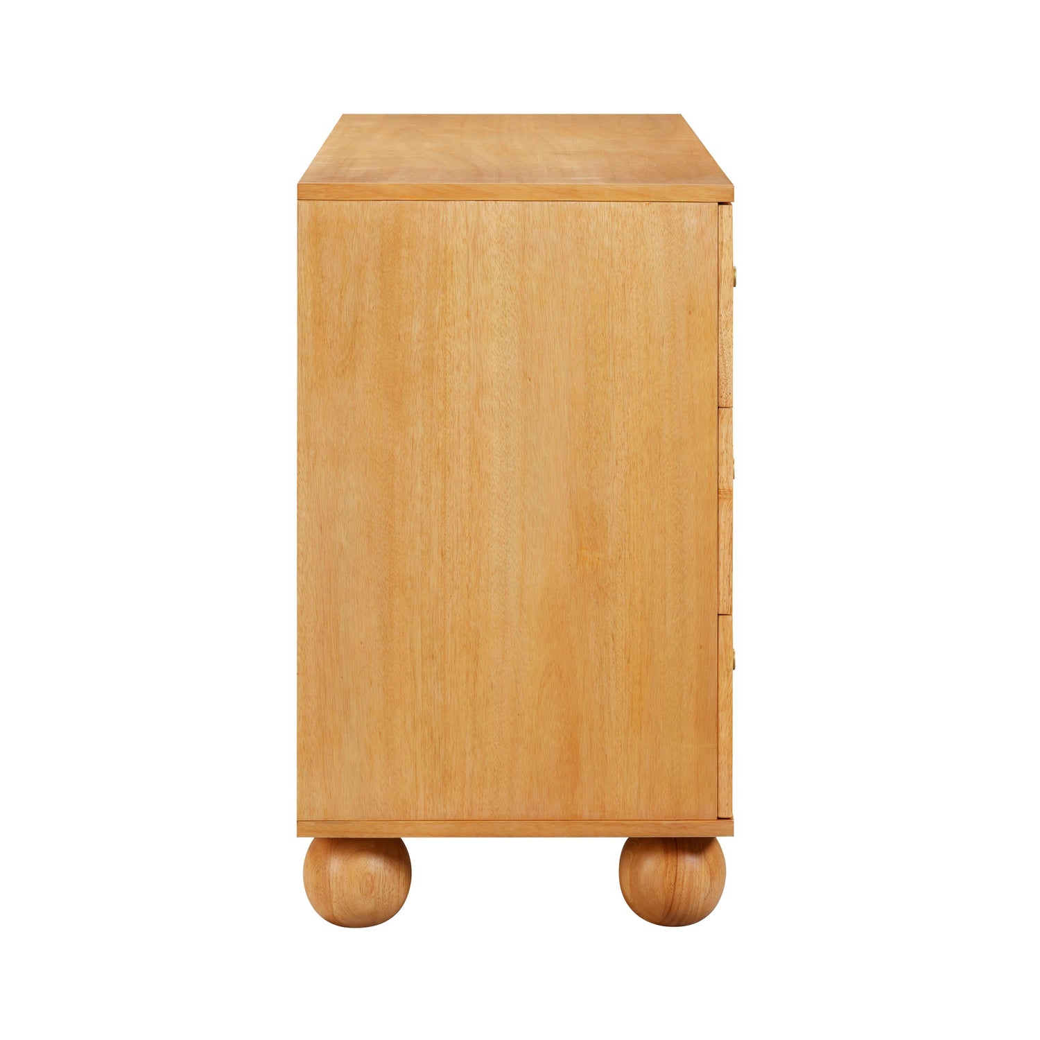 Grappa Natural Wood & Raffia Wavy Dresser