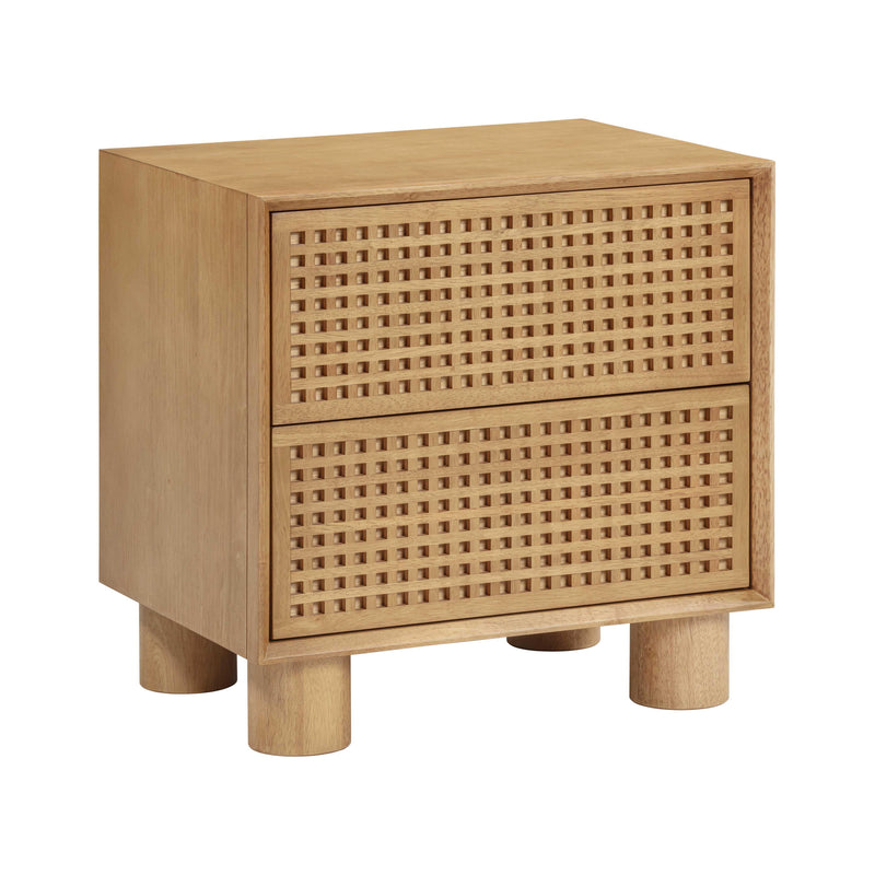 Miles Natural Wood Nightstand