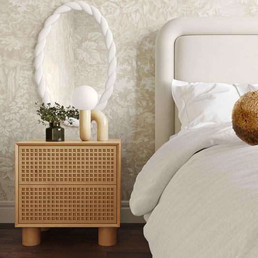 Miles Natural Wood Nightstand