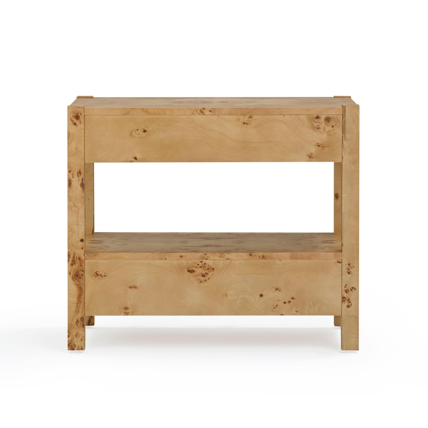 Brandyss Honey Burl Nightstand