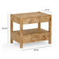 Brandyss Honey Burl Nightstand