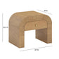 Hump Natural Nightstand