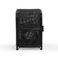 Tina 27" Rattan Nightstand With Storage - Black