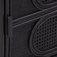 Tina 27" Rattan Nightstand With Storage - Black