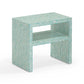 Derry Blue Capiz Shell Nightstand