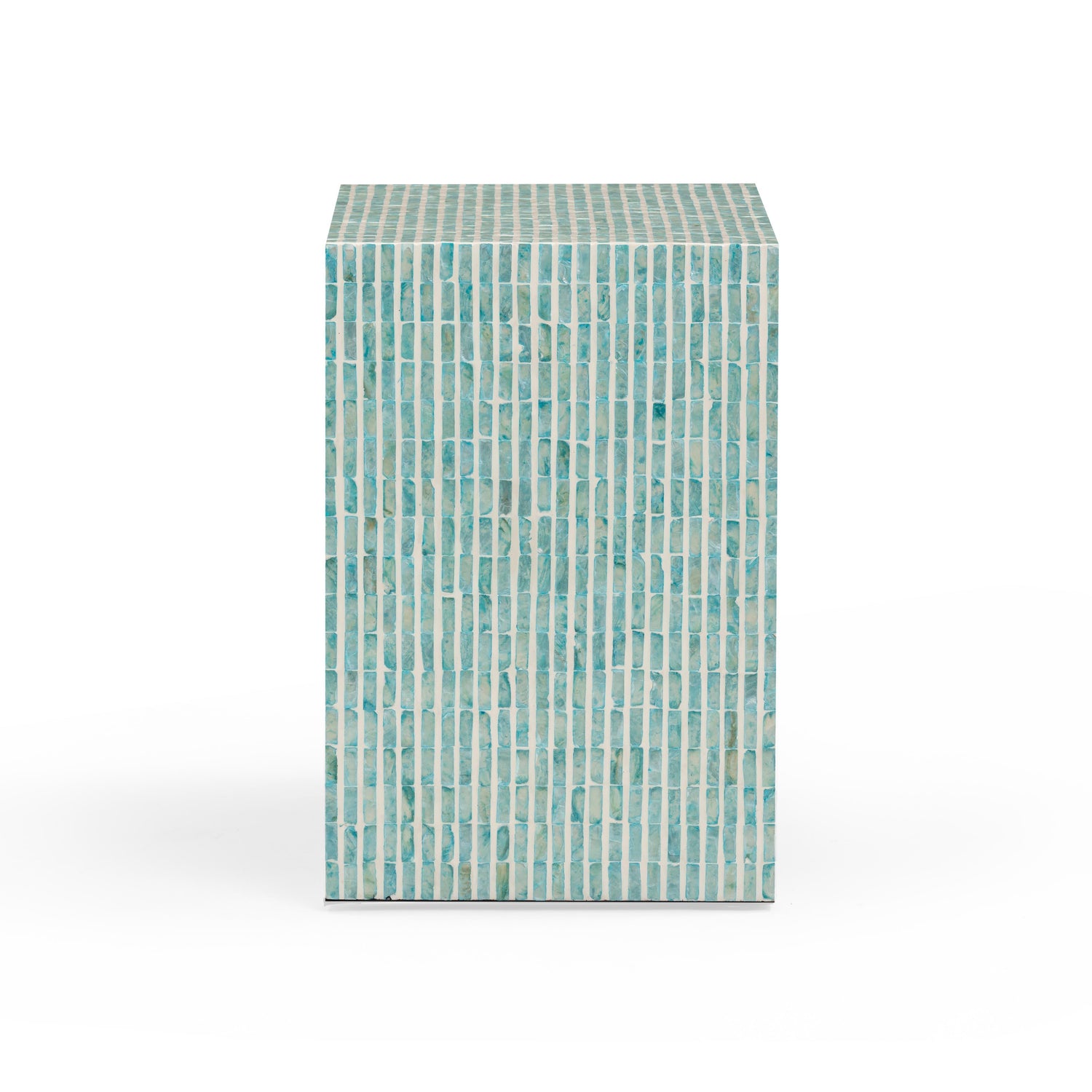 Derry Blue Capiz Shell Nightstand