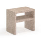 Derry Lavender Capiz Shell Nightstand