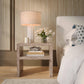 Derry Lavender Capiz Shell Nightstand