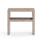 Derry Lavender Capiz Shell Nightstand