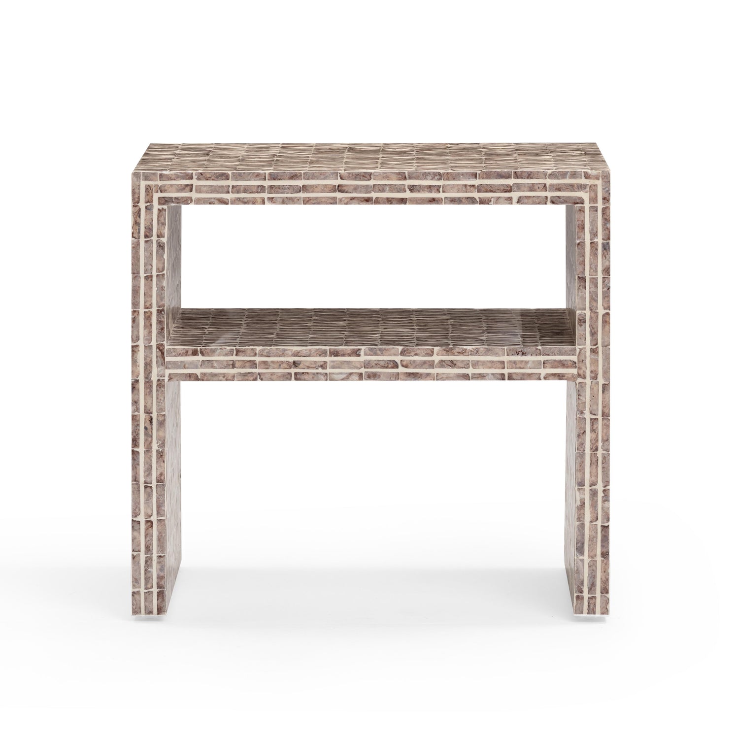 Derry Lavender Capiz Shell Nightstand