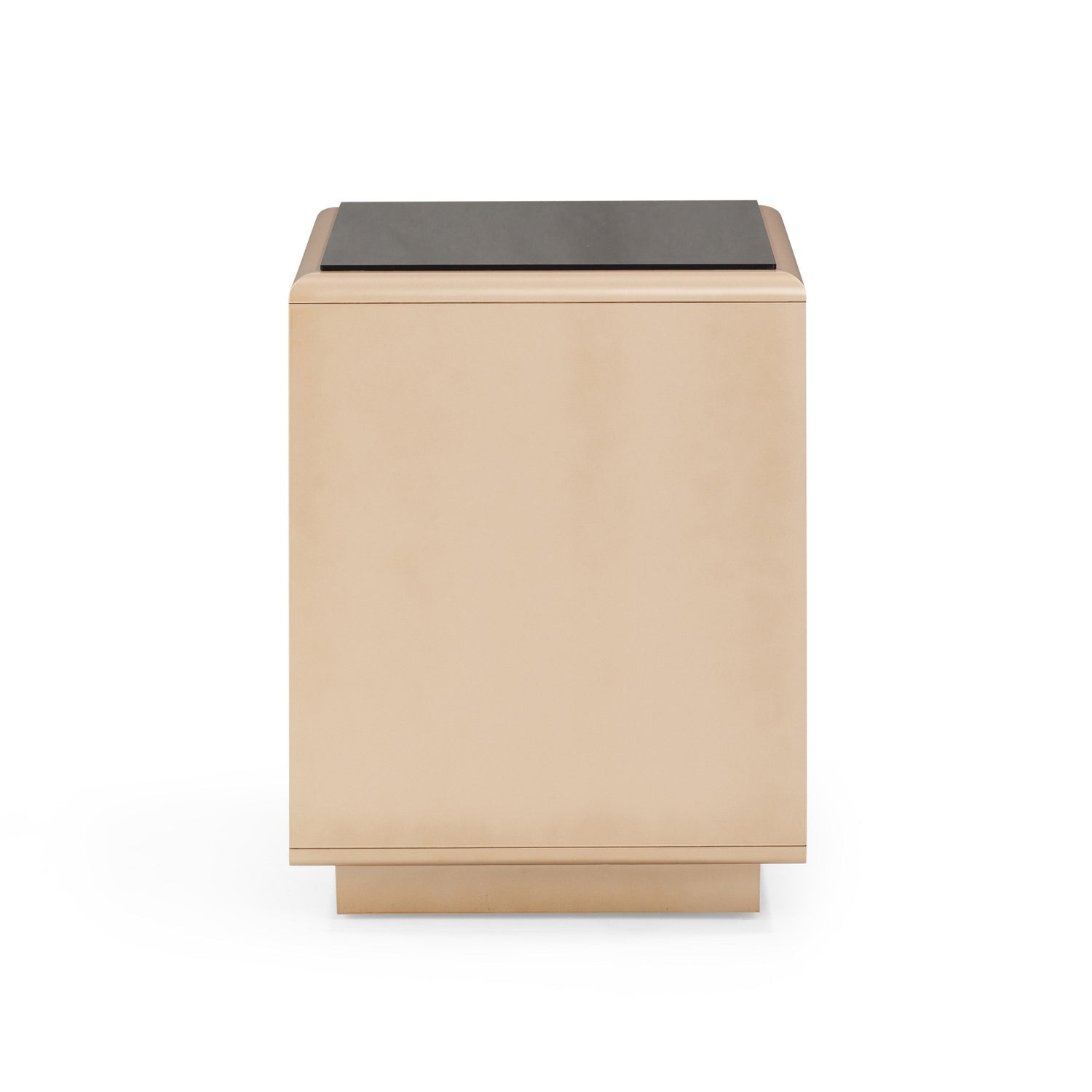 Martha Taupe Mirrored Nightstand