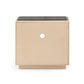 Martha Taupe Mirrored Nightstand