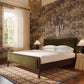 Hella Forest Green Velvet King Bed