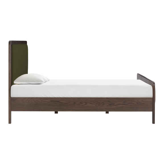 Hella Forest Green Velvet King Bed