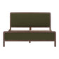 Hella Forest Green Velvet King Bed