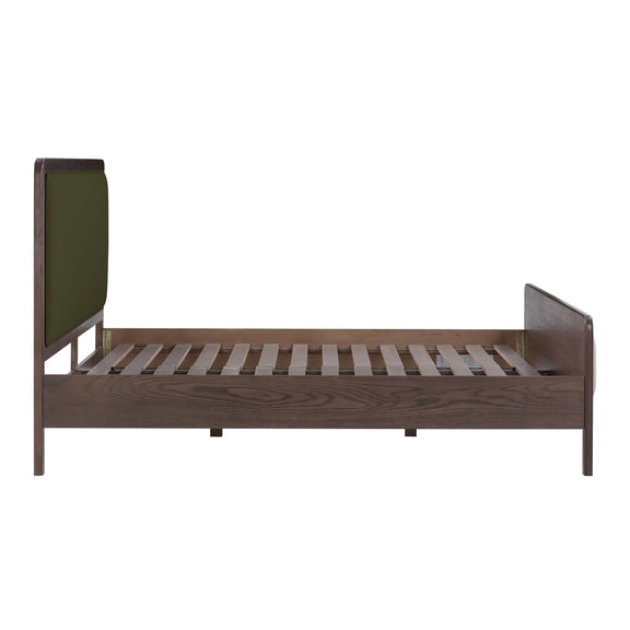 Hella Forest Green Velvet King Bed