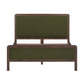 Hella Forest Green Velvet Queen Bed