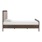 Hella Taupe Velvet King Bed