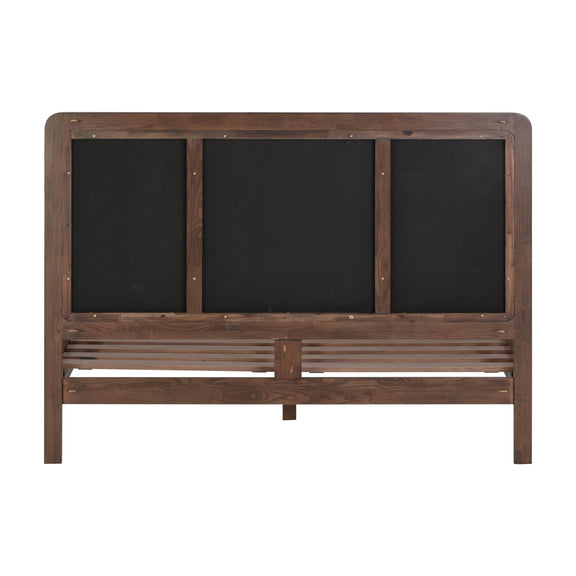 Hella Taupe Velvet Queen Bed