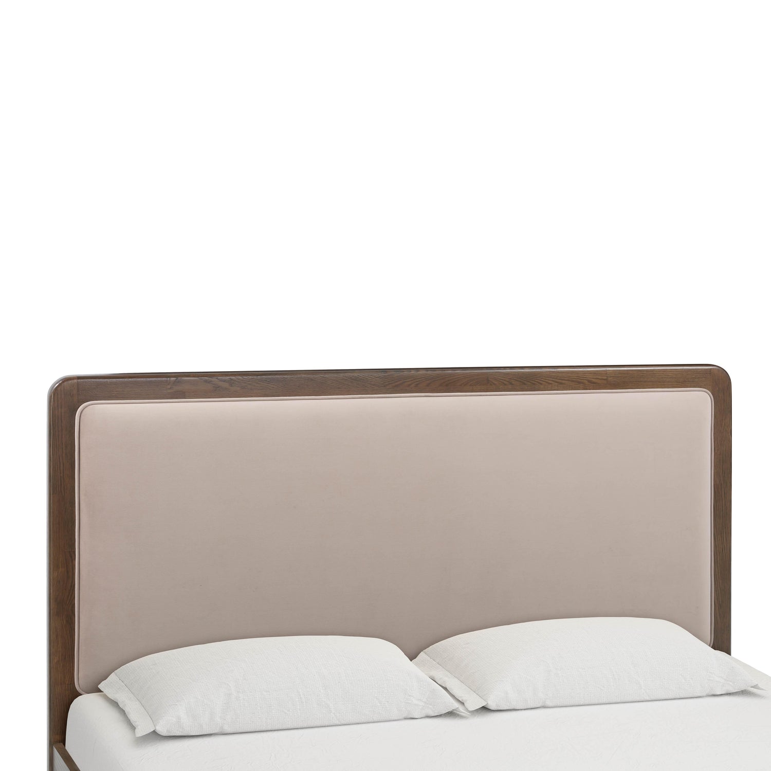 Hella Taupe Velvet Queen Bed