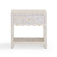 Piara Natural Mother of Pearl Inlaid Nightstand