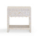 Piara Natural Mother of Pearl Inlaid Nightstand