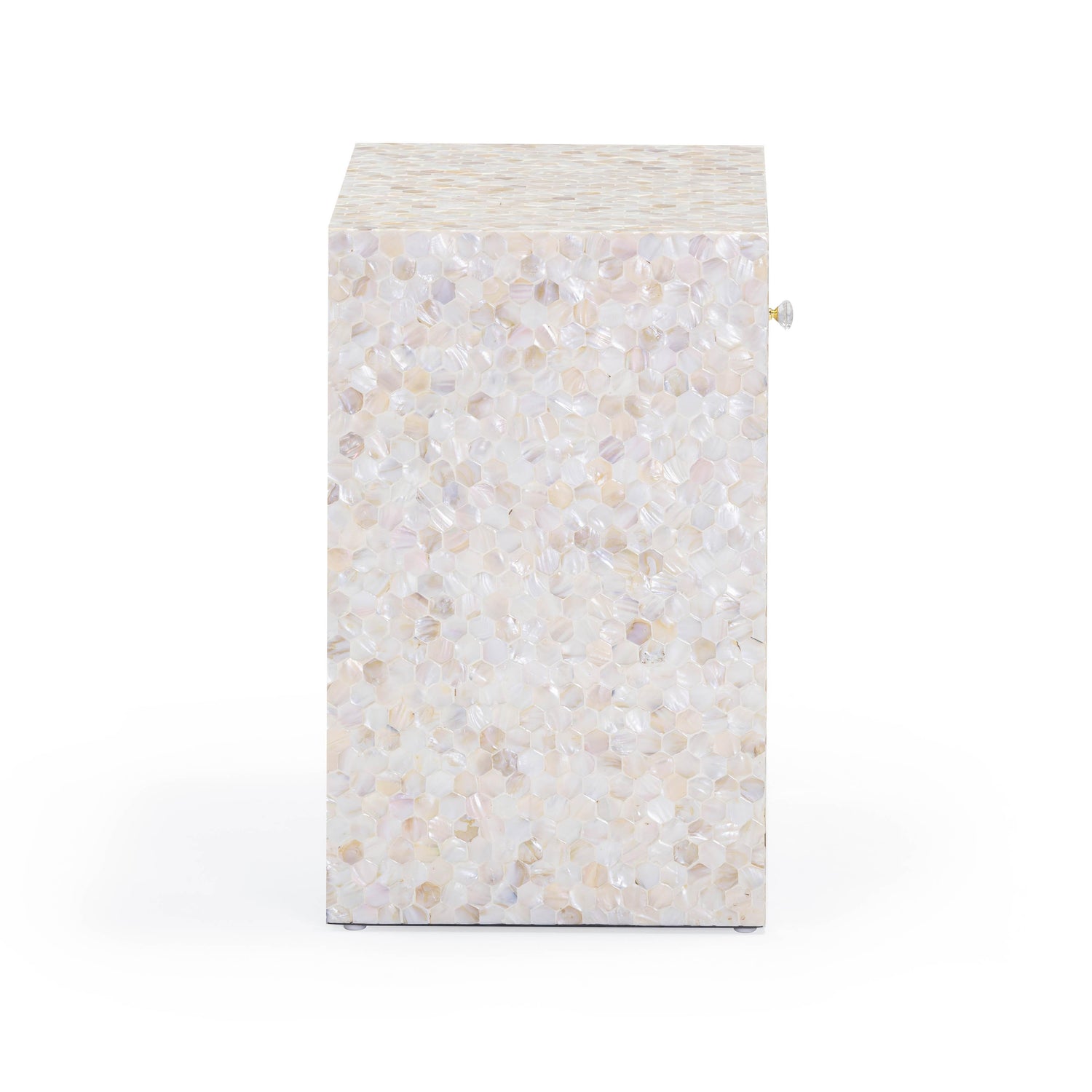 Piara Natural Mother of Pearl Inlaid Nightstand