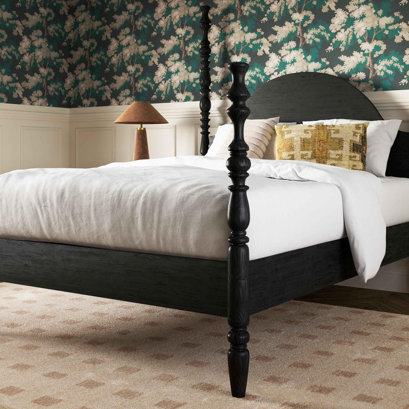 Rosalie Ash Bed - Black